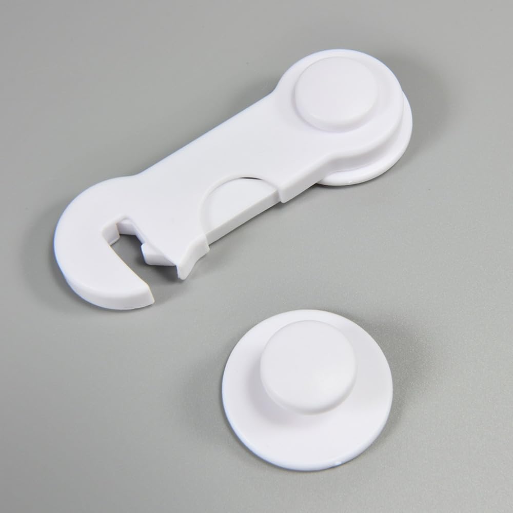 Children Kid Drawer Lock Baby safe Angle Sliding Door Plastic Child safety locks products ( random color )