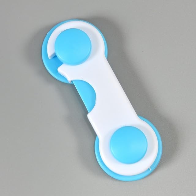 Children Kid Drawer Lock Baby safe Angle Sliding Door Plastic Child safety locks products ( random color )