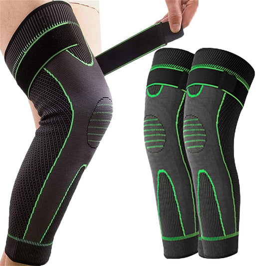 2Pcs 1Pair  Strap  Knee Braces Support Pad Running Lengthening Breathable Sport Protector Elastic Nylon Pad Sleeve Unisex thermal legs warmer for medical use