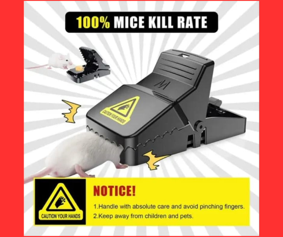 Best Seller Catcher Automatic Spring Reusable Plastic Black Rat Mice Mouse Traps