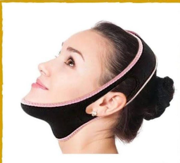 (nw00054) Chin Strap For Double Chin ,face Slimming Belt Chin Cheek Face Line Strap ( Random Color )
