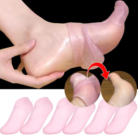 Moisturizing Socks Silicone Gel Heel Pad