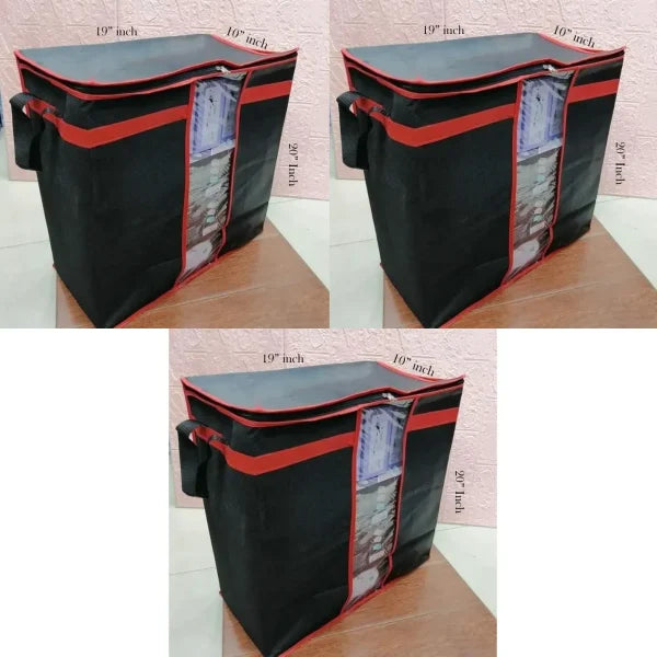 Foldable Containers Clothing Bedding Double Zipper