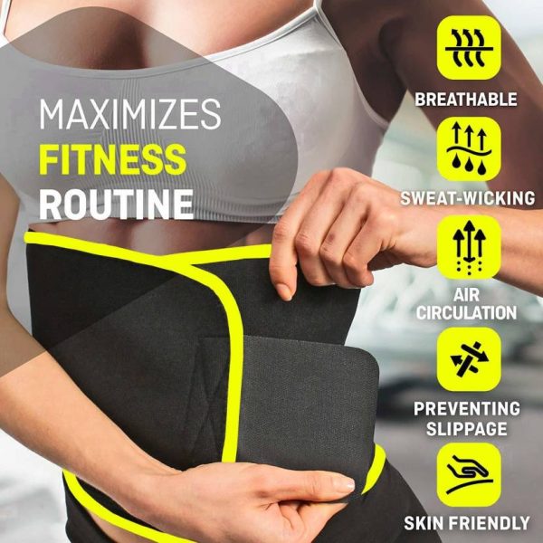 Smart Care Hot Shaper Slimming Adjustable Belt For Both Men And Women Fits For All (yellow)